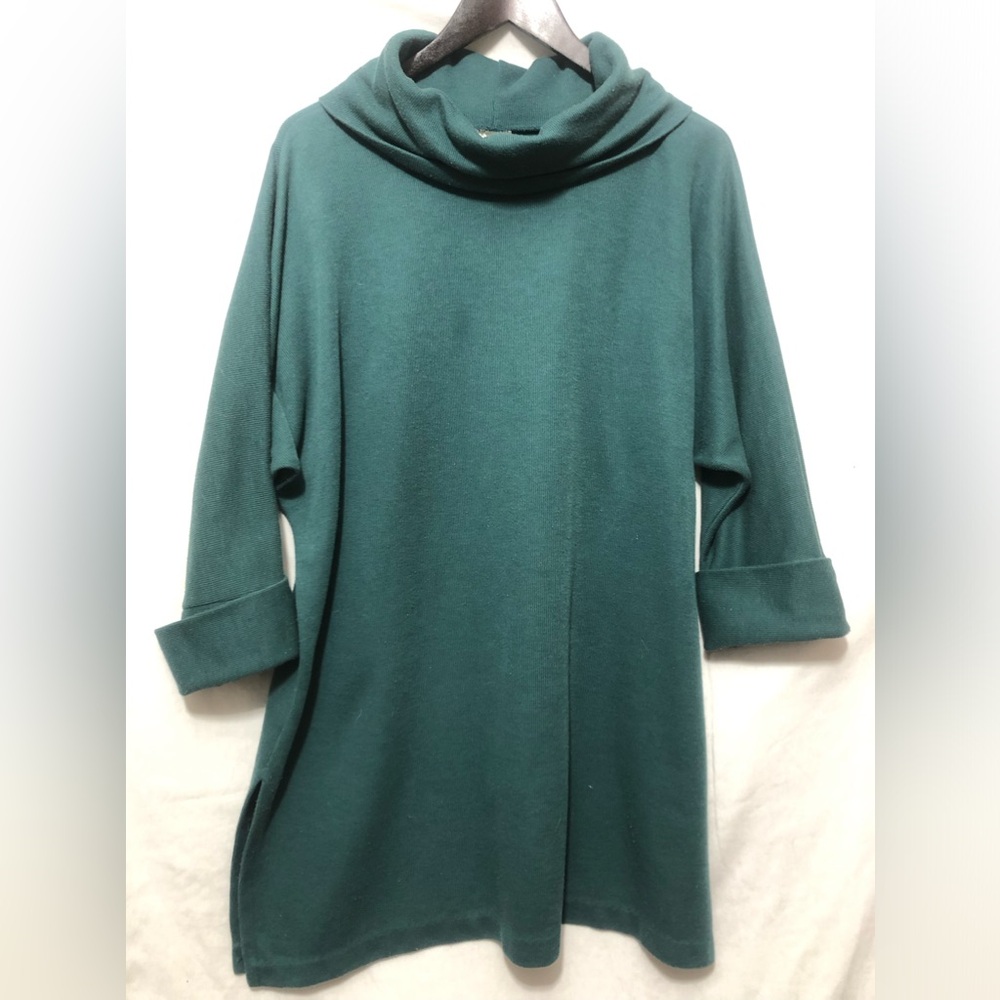 Casual turtle neck long sleeve top
